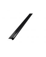 Kraaltrim standaard zwart 26mm breed | lengte 1650mm