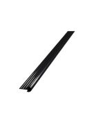 Kraaltrim standaard zwart 26mm breed | lengte 1650mm