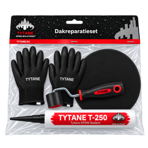 Complete EPDM reparatieset voor het waterdicht herstellen van EPDM dakbedekking