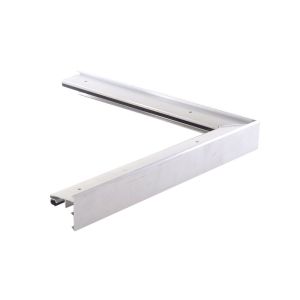 Daktrim buitenhoek 60mm | lengte 1650mm | Speciaal rubber profiel