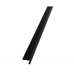 Daktrim standaard zwart 60mm lengte 1650mm