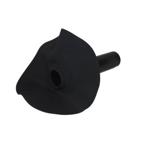 EPDM hemelwaterafvoer 160mm 90 graden uitloop